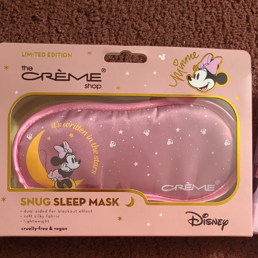 The Crème Shop - Minnie Mouse Snug Sleep Mask & Microfiber Turban Set - NEW